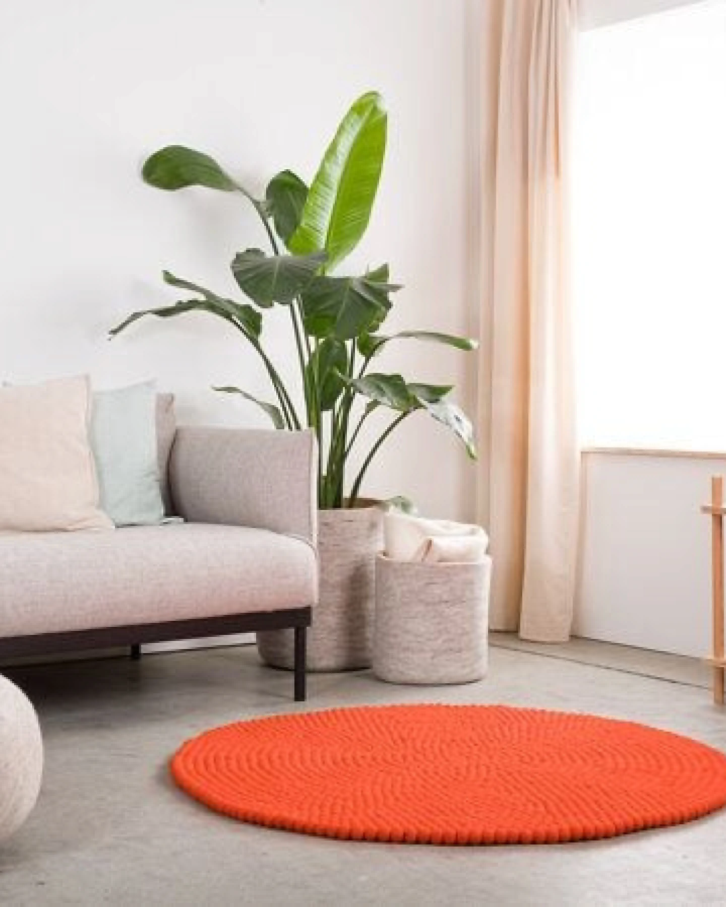myfelt Filzkugelteppich rund, 100% Schurwolle – Ansicht 4