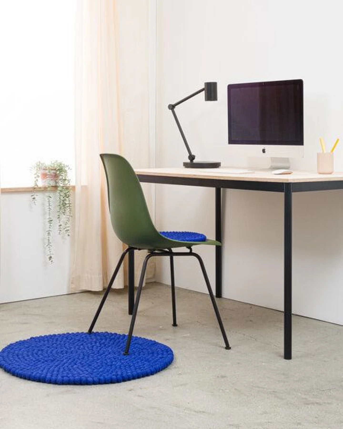 myfelt Filzkugelteppich rund, 100% Schurwolle – Ansicht 2