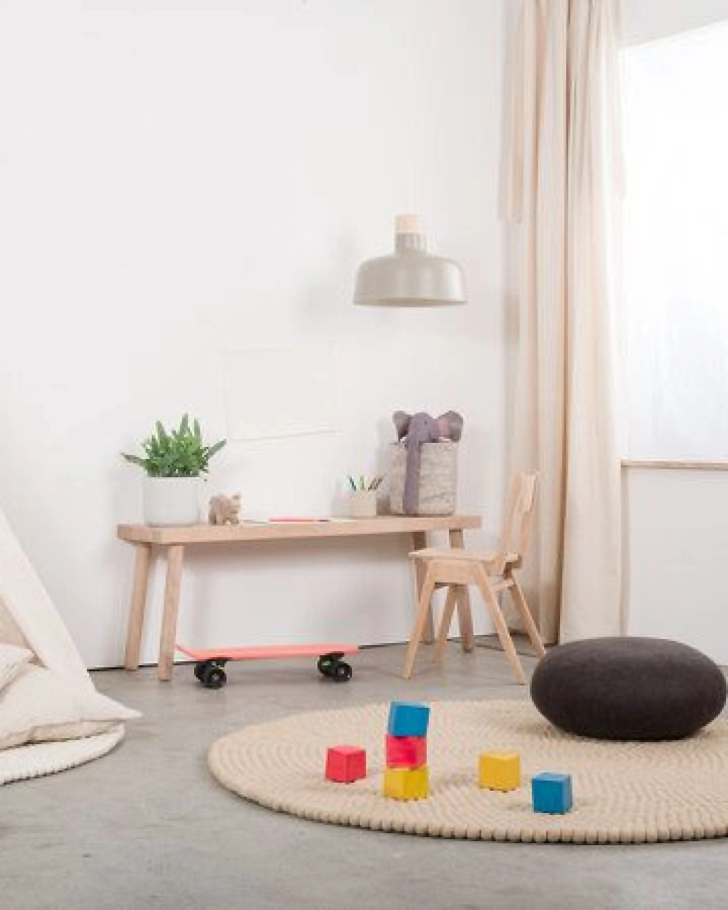 myfelt Filzkugelteppich rund, 100% Schurwolle – Ansicht 3