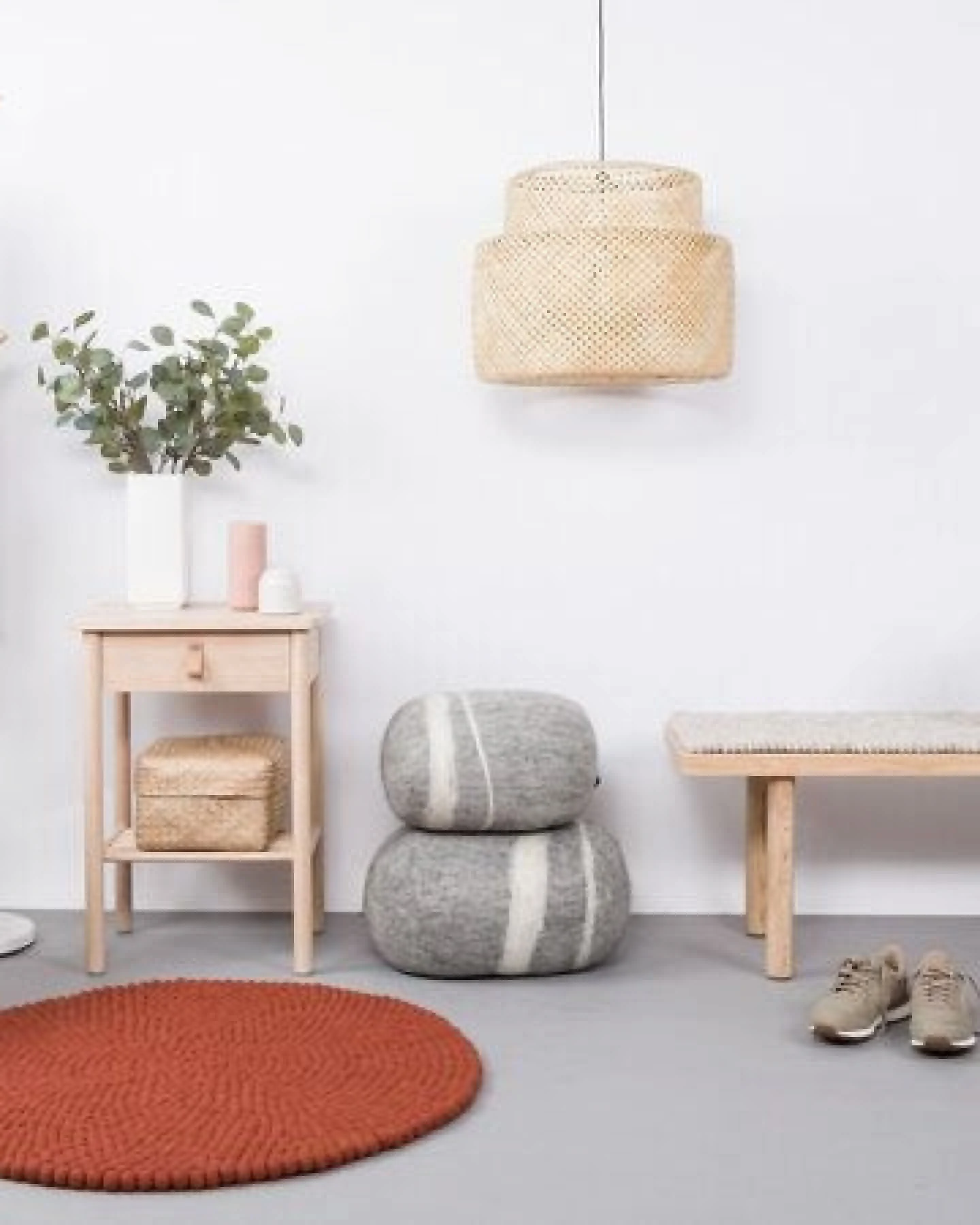 myfelt Filzkugelteppich rund, 100% Schurwolle – Ansicht 4