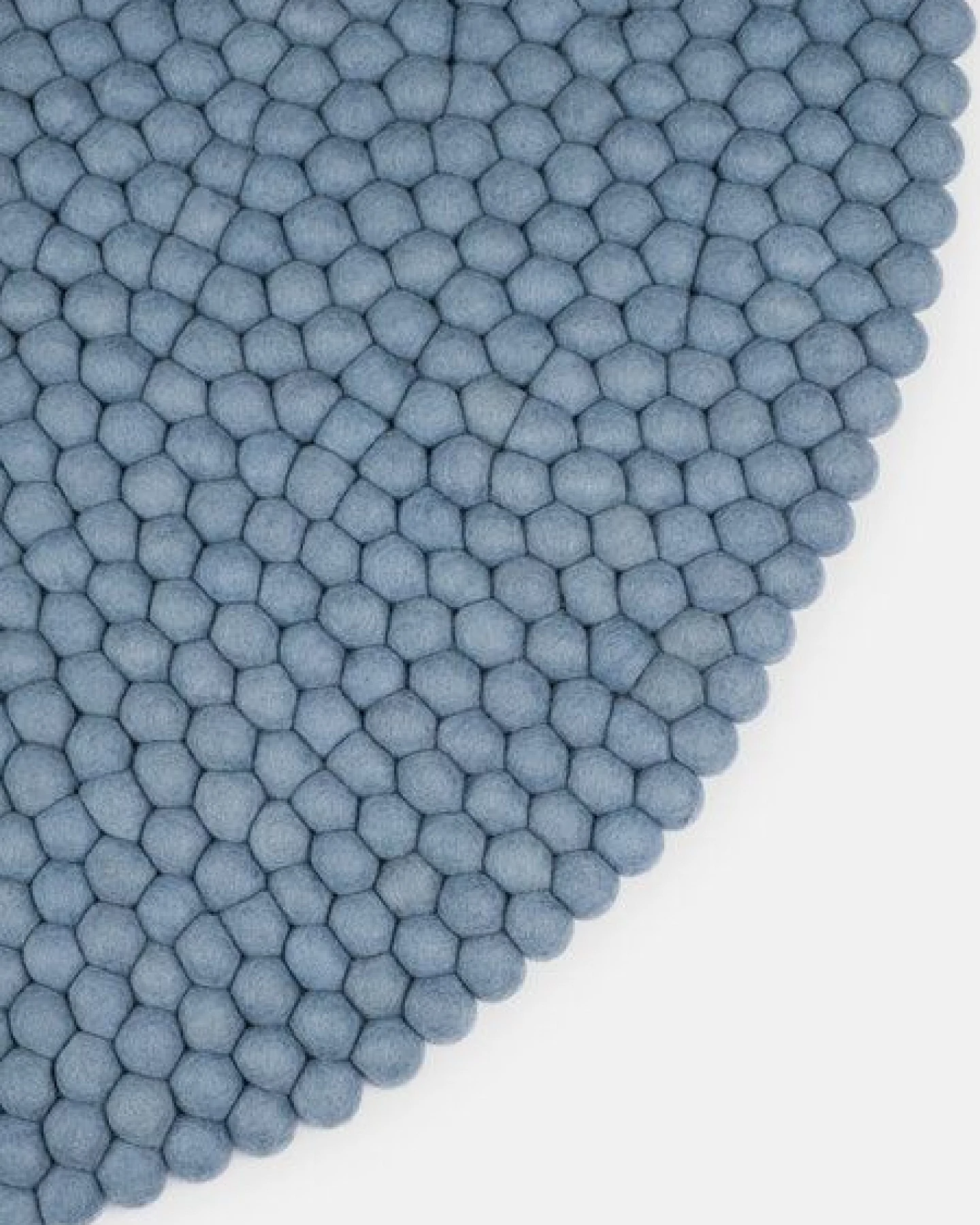 myfelt Filzkugelteppich rund, 100% Schurwolle – Ansicht 2