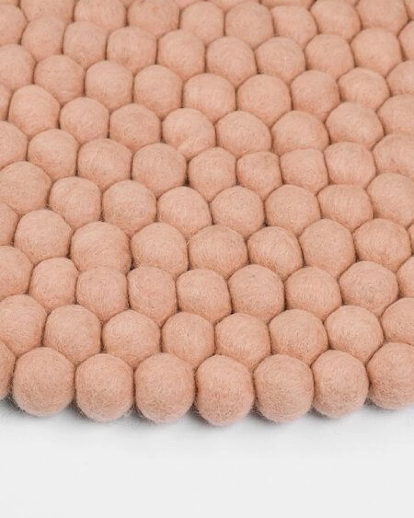 myfelt Filzkugelteppich rund, 100% Schurwolle – Ansicht 3