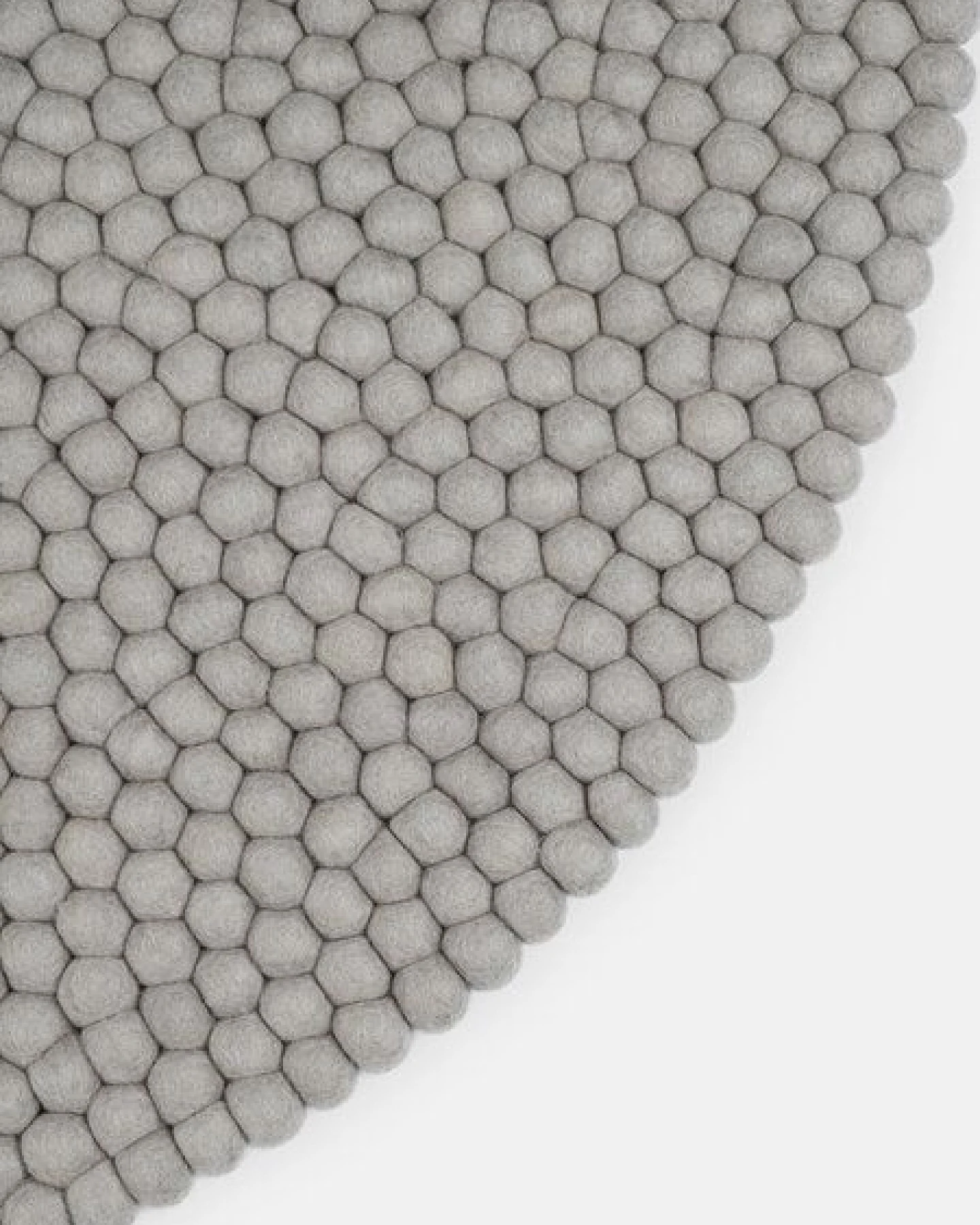myfelt Filzkugelteppich rund, 100% Schurwolle – Ansicht 2