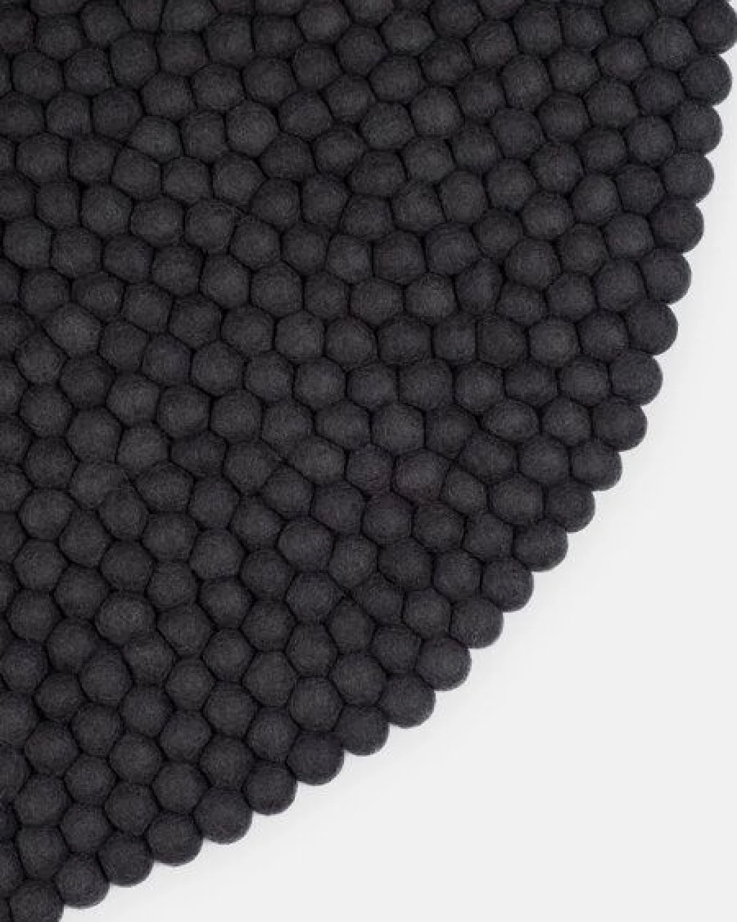 myfelt Filzkugelteppich rund, 100% Schurwolle – Ansicht 2