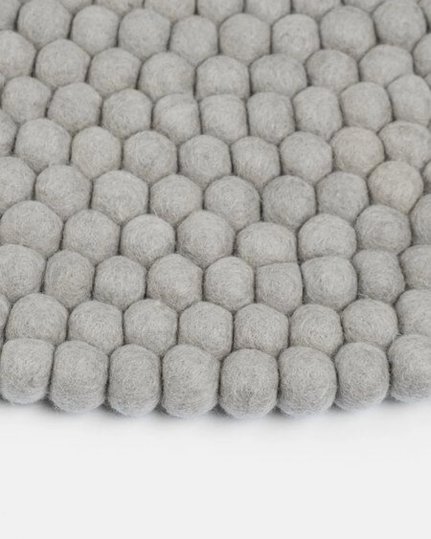 myfelt Filzkugelteppich rund, 100% Schurwolle – Ansicht 3