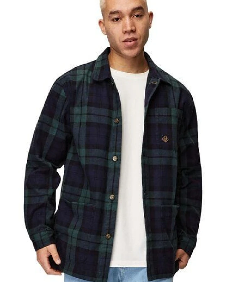 Honesty Rules Flannel Over Shirt Jacket