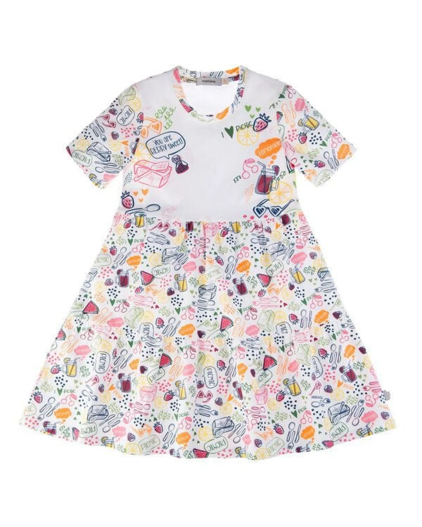 Marraine Kids T-Shirtkleid aus Bio Baumwolle "Juicy" – Ansicht 2
