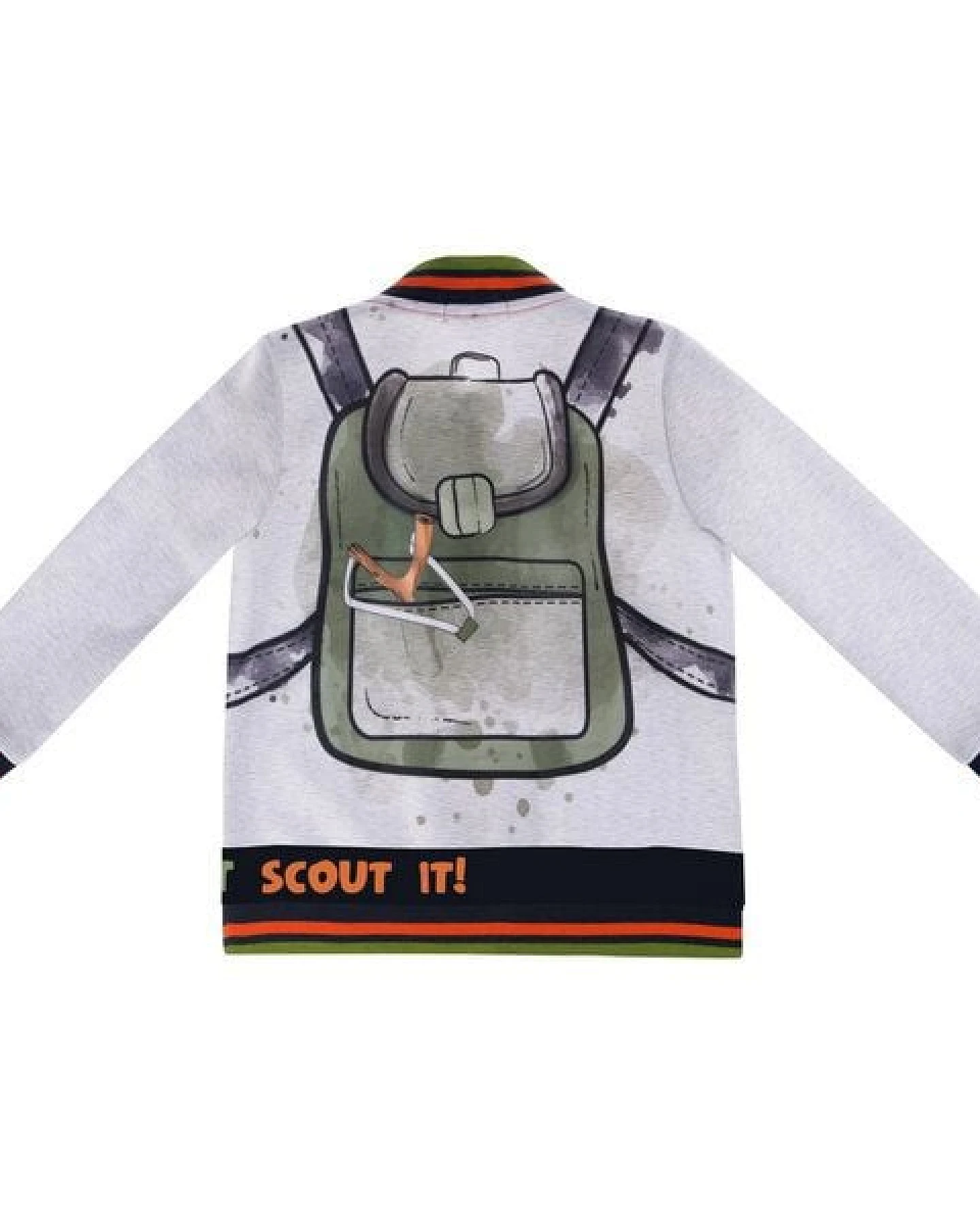 Marraine Kids Sweatjacke aus Bio Baumwolle "Backpack" – Ansicht 2