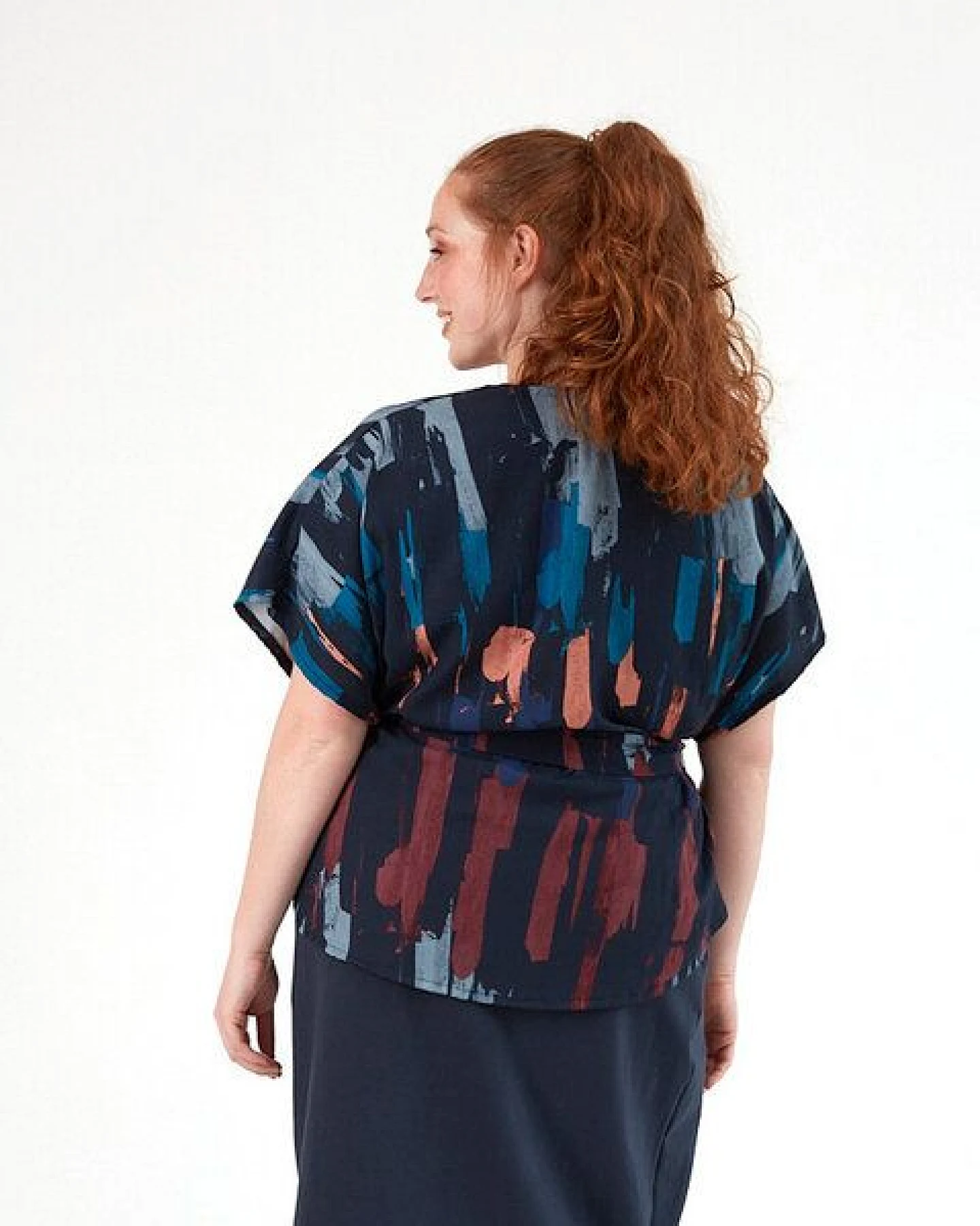 WiDDA berlin Gemusterte Bluse ALUNA aus Tencel® – Ansicht 3