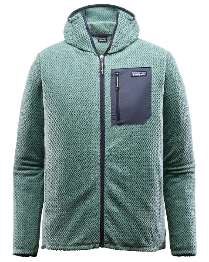 Patagonia - R1 Air Full-Zip Hoody - Fleecejacke Gr L türkis