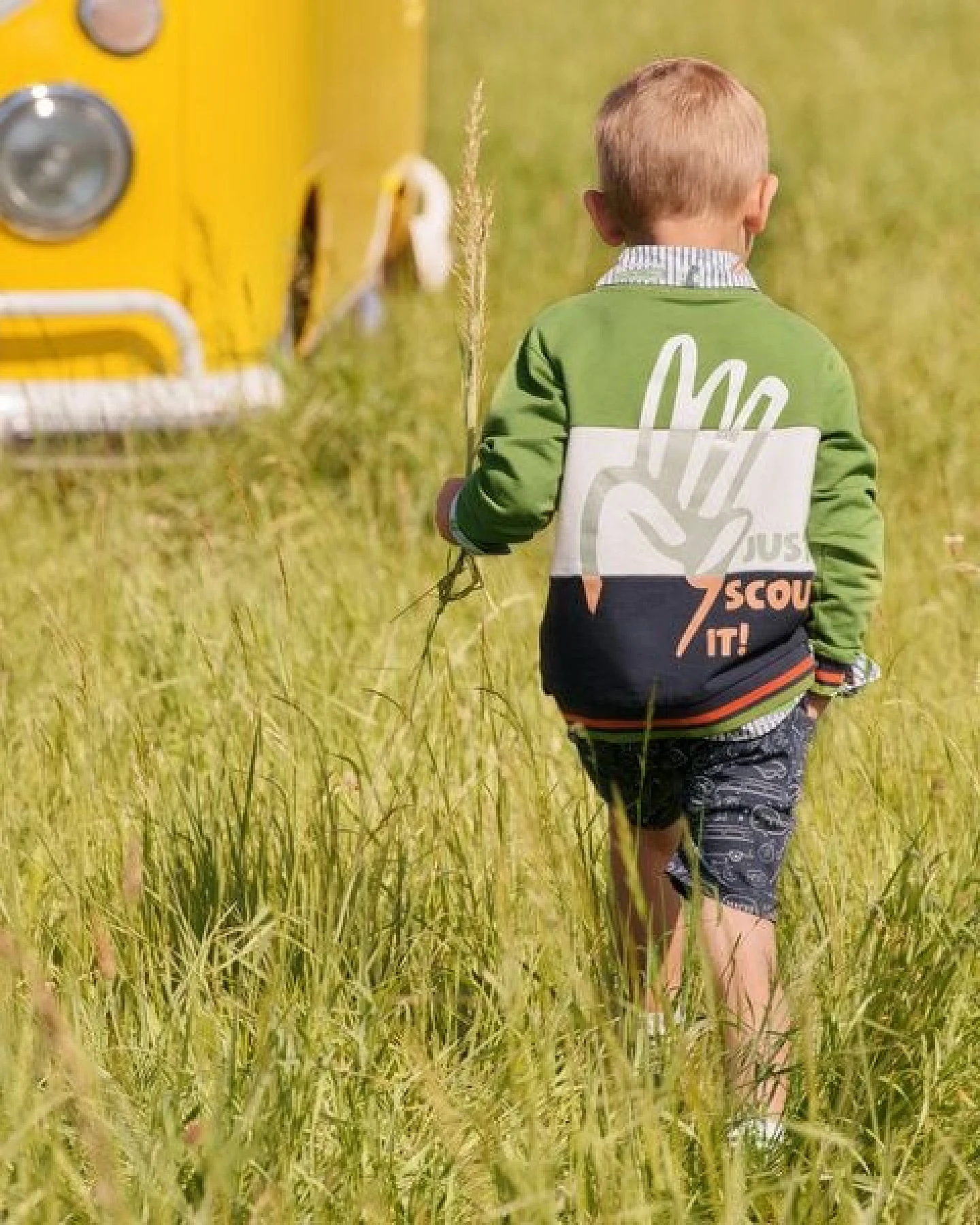 Marraine Kids Sweater aus Bio Baumwolle "Just Scout it" – Ansicht 2