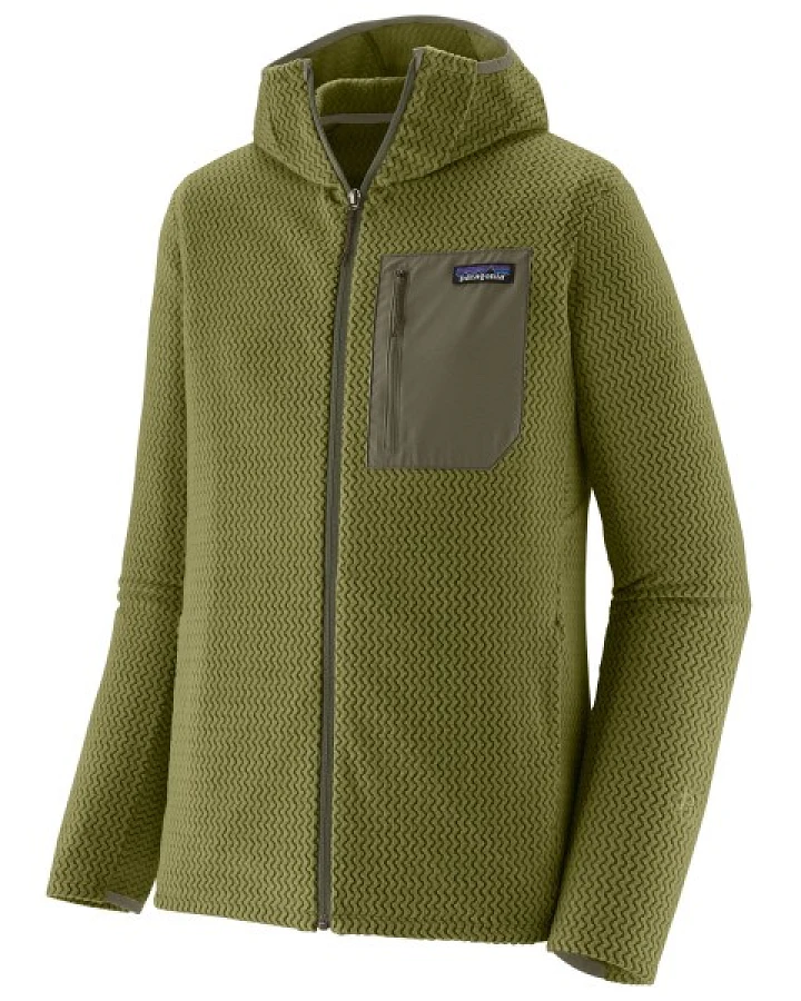 Patagonia - R1 Air Full-Zip Hoody - Fleecejacke Gr XL oliv