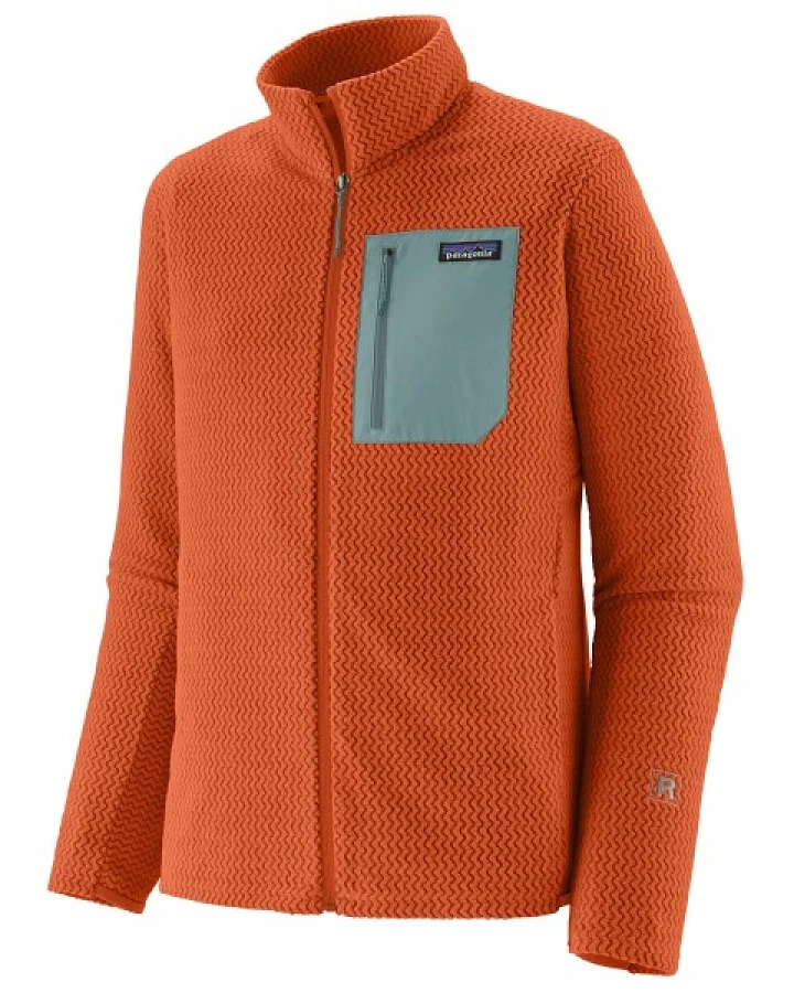 Patagonia - R1 Air Jacket - Fleecejacke Gr S rot