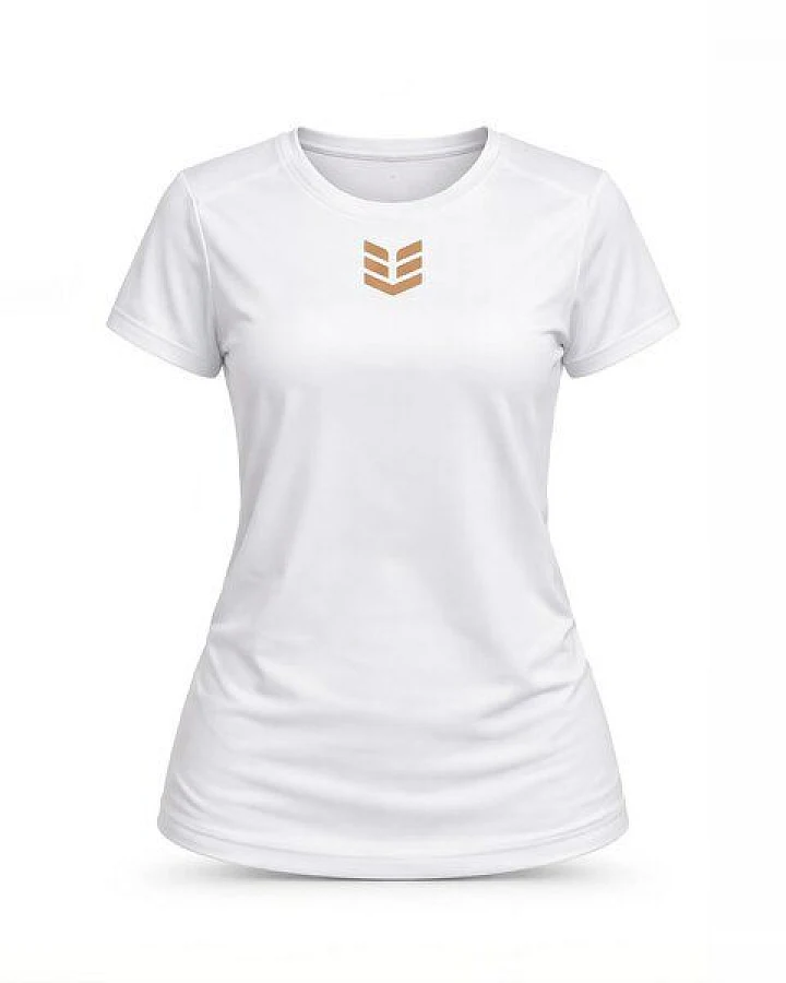 Empire Embodied Sportswear Damen Sport-T-Shirt aus Recycling Polyester schwarz oder weiß