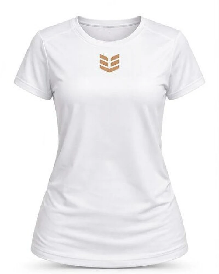 Empire Embodied Sportswear Damen Sport-T-Shirt aus Recycling Polyester schwarz oder weiß
