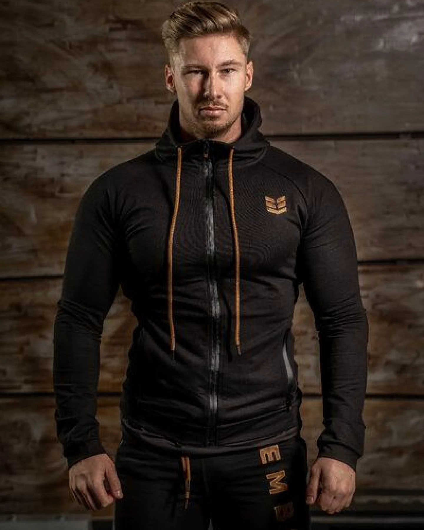 Empire Embodied Sportswear Herren Sport-Kapuzenjacke Jacke Hoodie Kapuzenpullover aus Bio-Baumwolle – Ansicht 2
