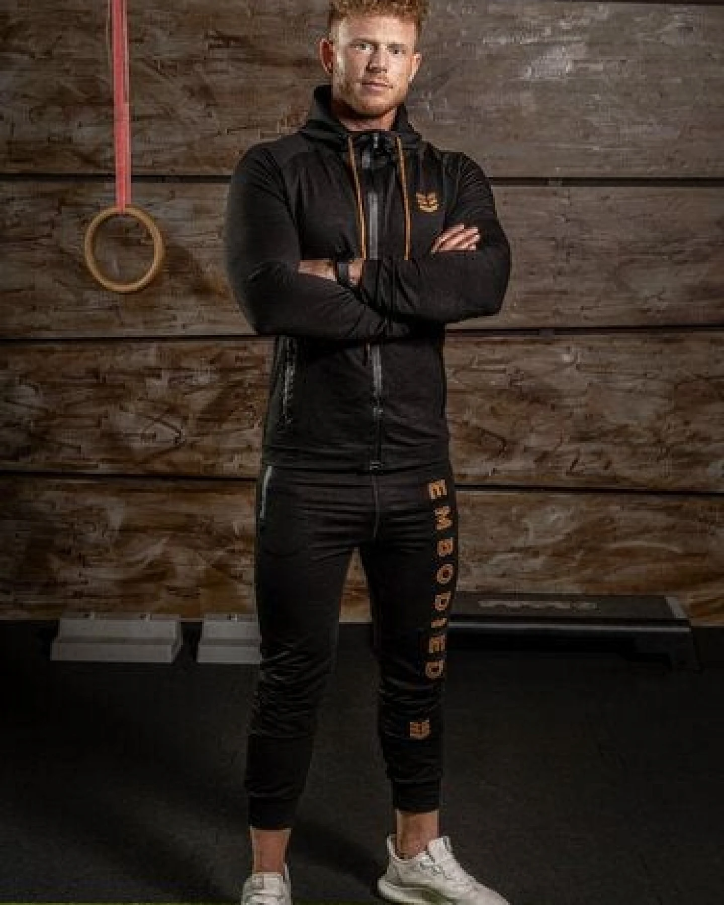Empire Embodied Sportswear Herren Sport-Kapuzenjacke Jacke Hoodie Kapuzenpullover aus Bio-Baumwolle – Ansicht 4