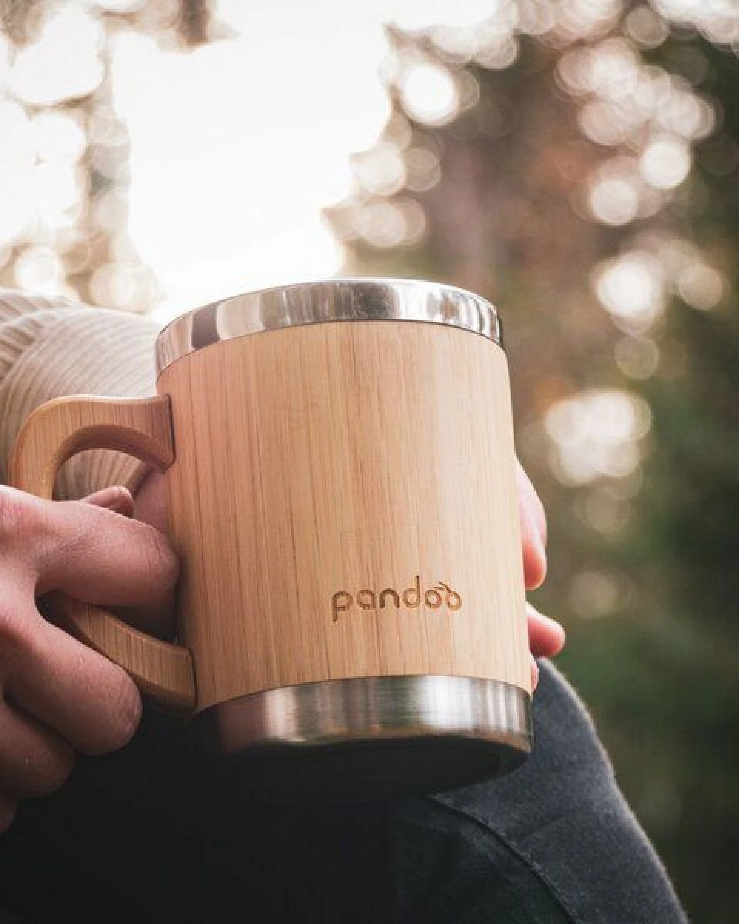 pandoo Bambus Kaffeebecher – Ansicht 2