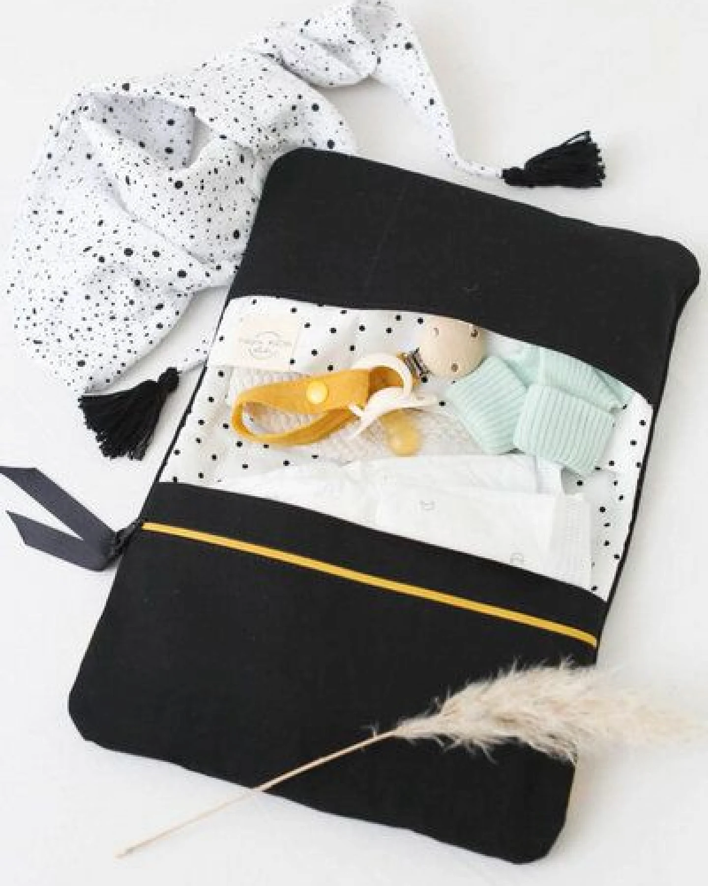 Wickeltasche *Windelclutch* in 3 Farben I NoniKids Berlin – Ansicht 2