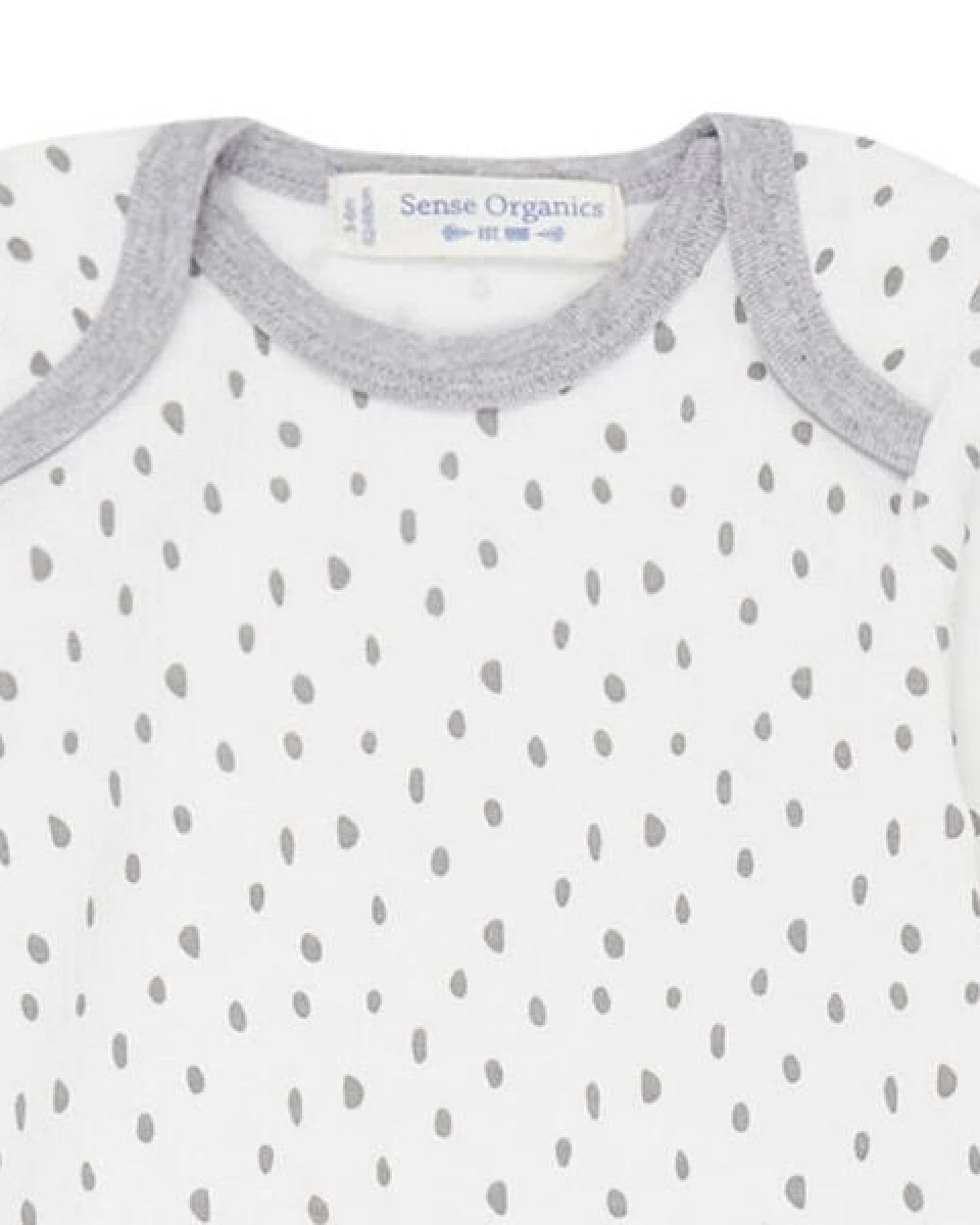 sense-organics Baby Strampler/Romper *dashes* Gots Bio – Ansicht 2