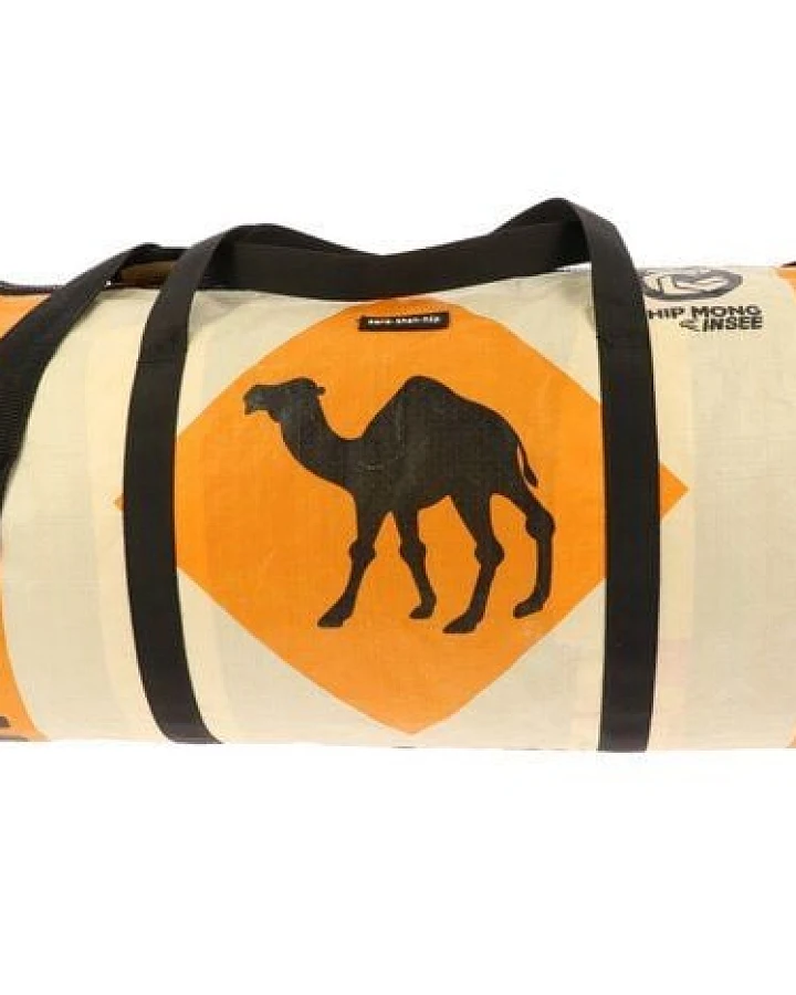 MoreThanHip Wochenend- oder Sporttasche 40L aus recycelten Zement-oder Tierfuttersäcken - Jumbo