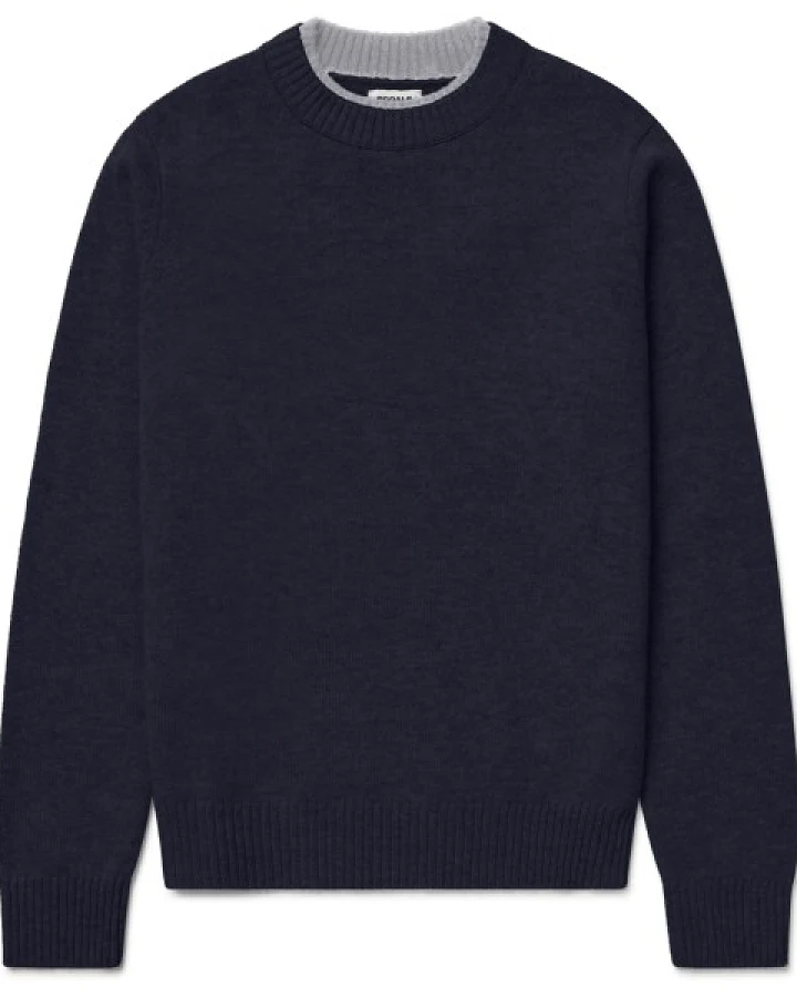Ecoalf - Marula Knit - Wollpullover Gr S blau
