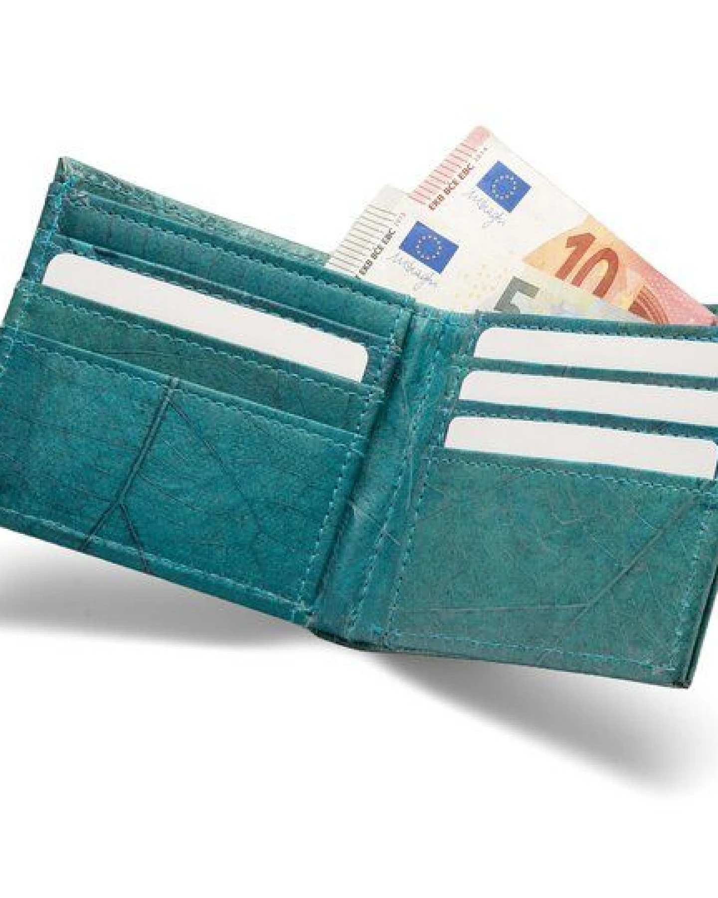 BELEAF Veganes Portemonnaie "FOLD LEAF" aus Blattleder – Ansicht 2
