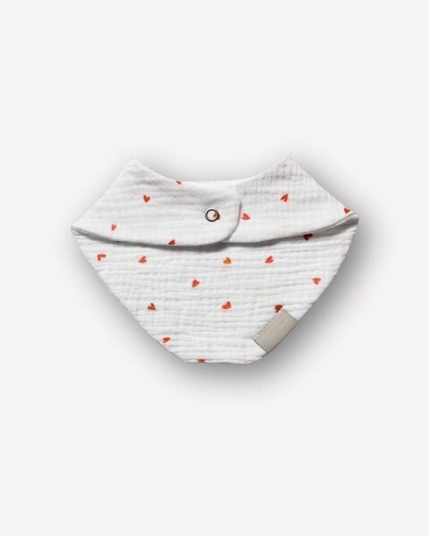 Hutch&Putch Musselin Lätzchen - Dreieckstuch mit Druckknopf für Baby (0-2 Jahre) aus 100% Bio-Baumwolle – Ansicht 2