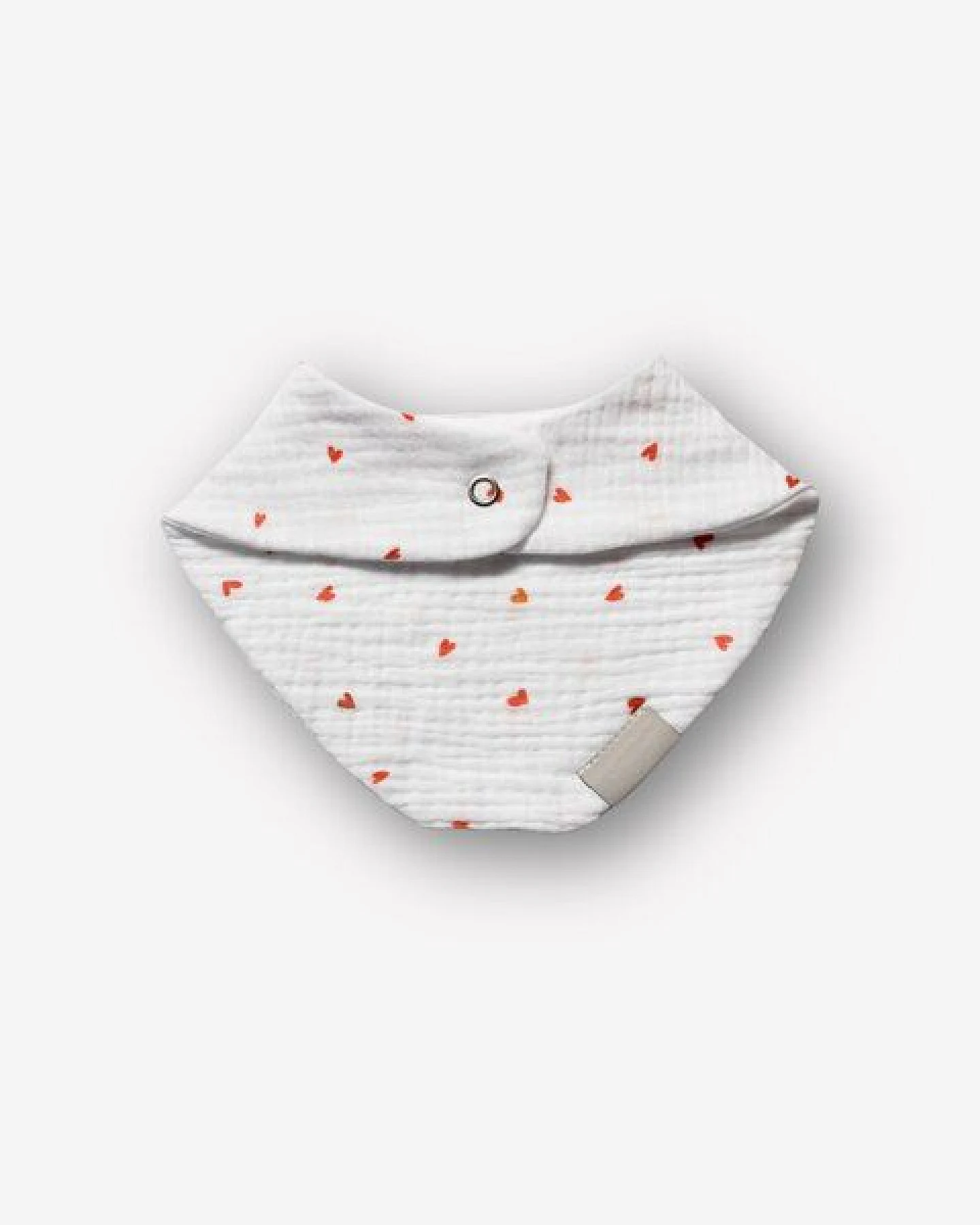 Hutch&Putch Musselin Lätzchen - Dreieckstuch mit Druckknopf für Baby (0-2 Jahre) aus 100% Bio-Baumwolle – Ansicht 2