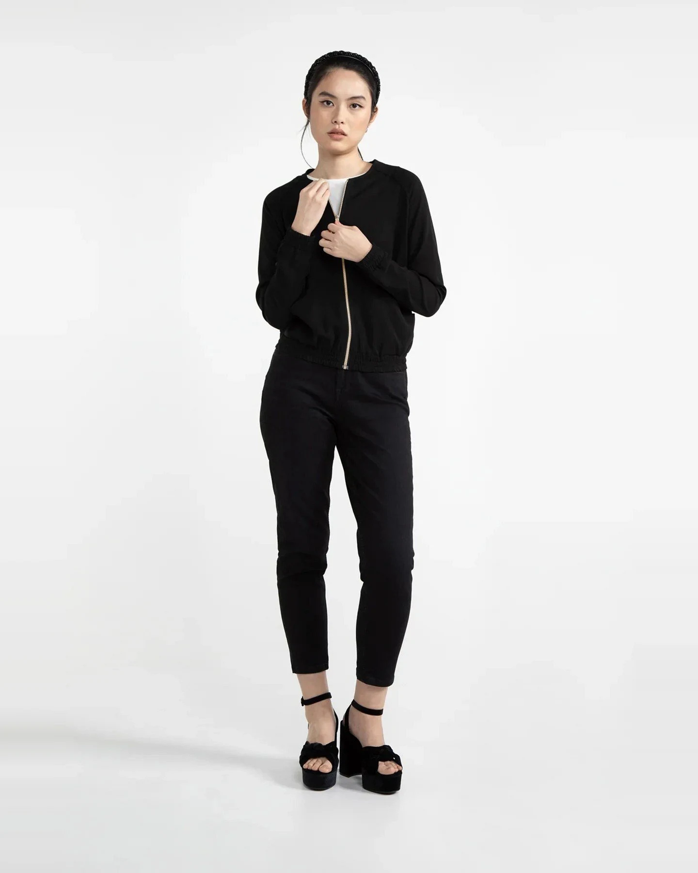 Blouson Boca Schwarz – Ansicht 2