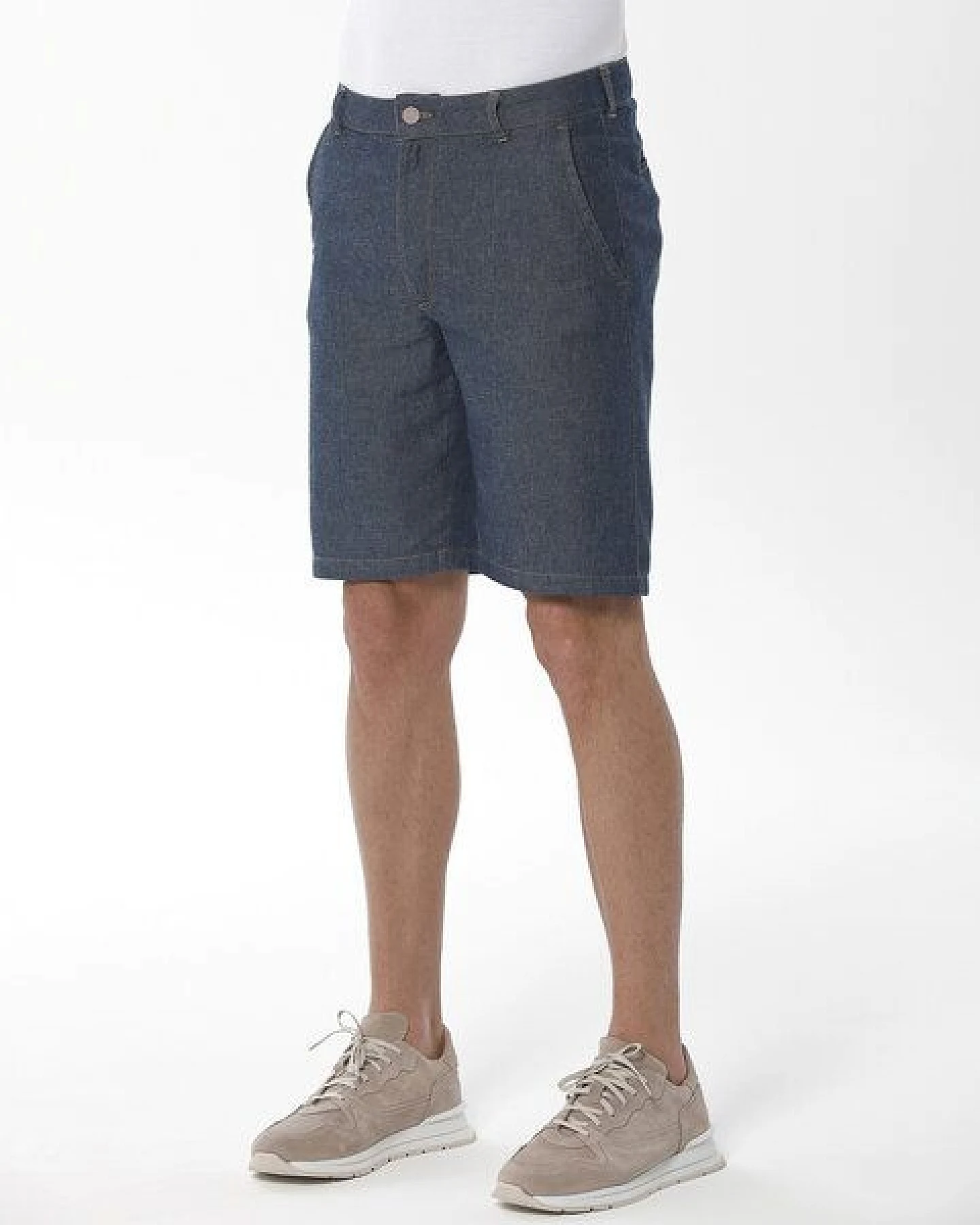 ORGANICATION Denim-Shorts aus Bio-Baumwolle und TENCEL Lyocell mit Hanf – Ansicht 2