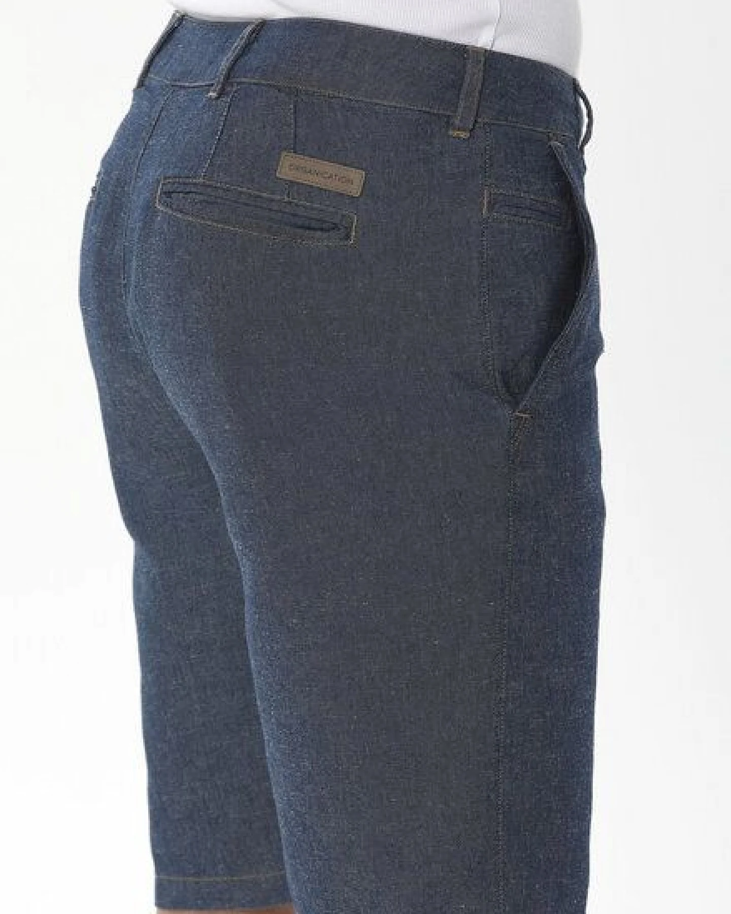 ORGANICATION Denim-Shorts aus Bio-Baumwolle und TENCEL Lyocell mit Hanf – Ansicht 4