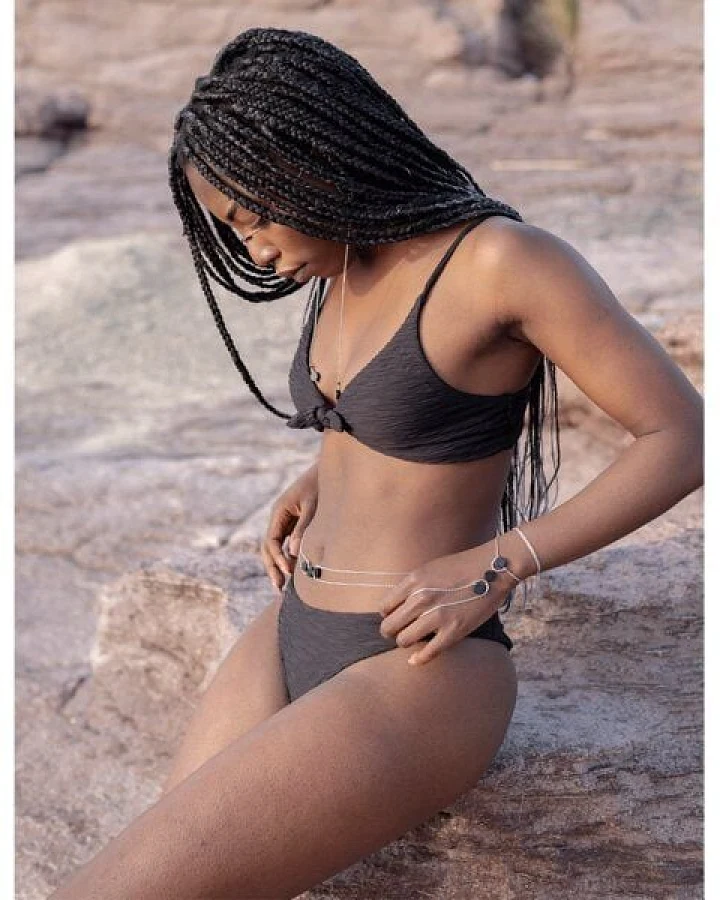 Anekdot Bikini Set Jacquard Leona Top + Skyline Slim Slip