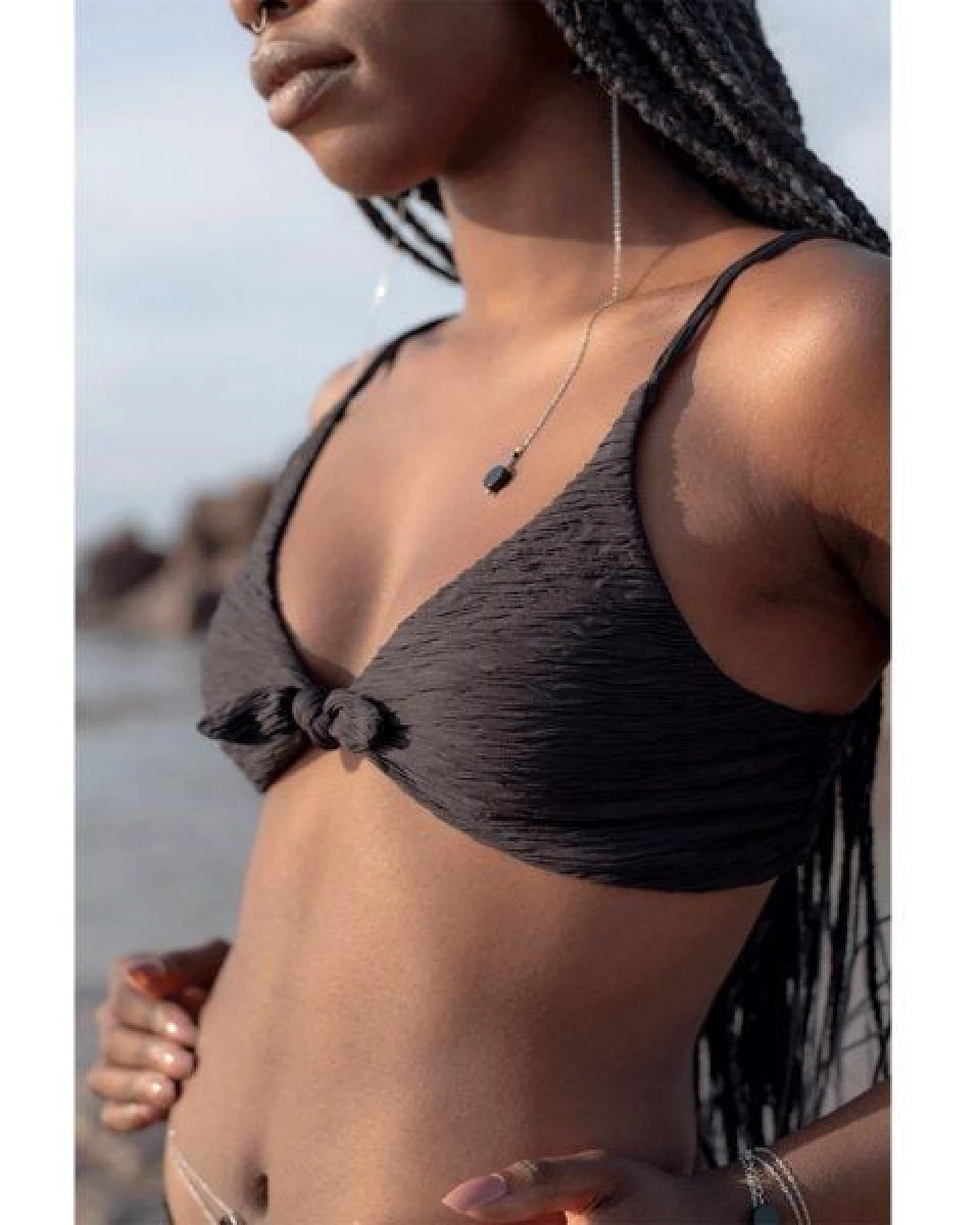 Anekdot Bikini Set Jacquard Leona Top + Skyline Slim Slip – Ansicht 3