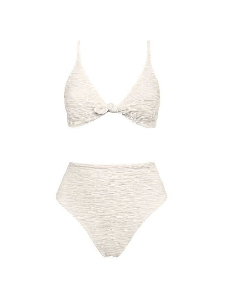 Anekdot Bikini Set Jacquard Leona Top + Skyline High Slip