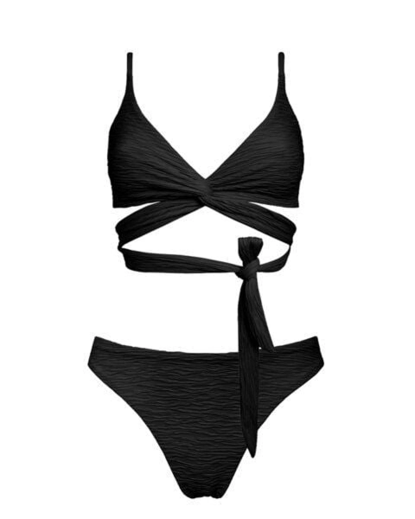 Anekdot Bikini Set Jacquard Lin Top + Skyline Slim Slip – Ansicht 4