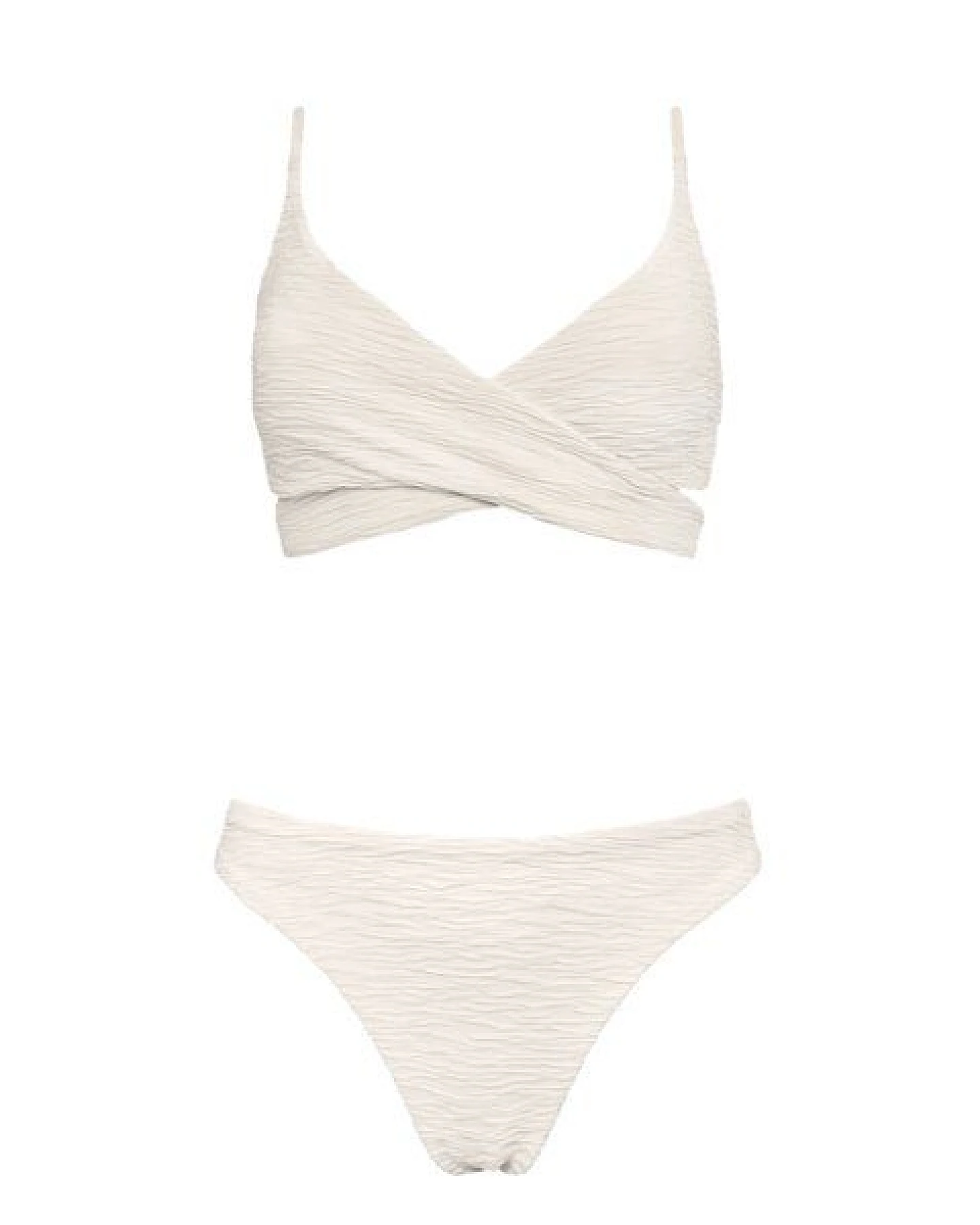 Anekdot Bikini Set Jacquard Lin Top + Skyline Slim Slip – Ansicht 4