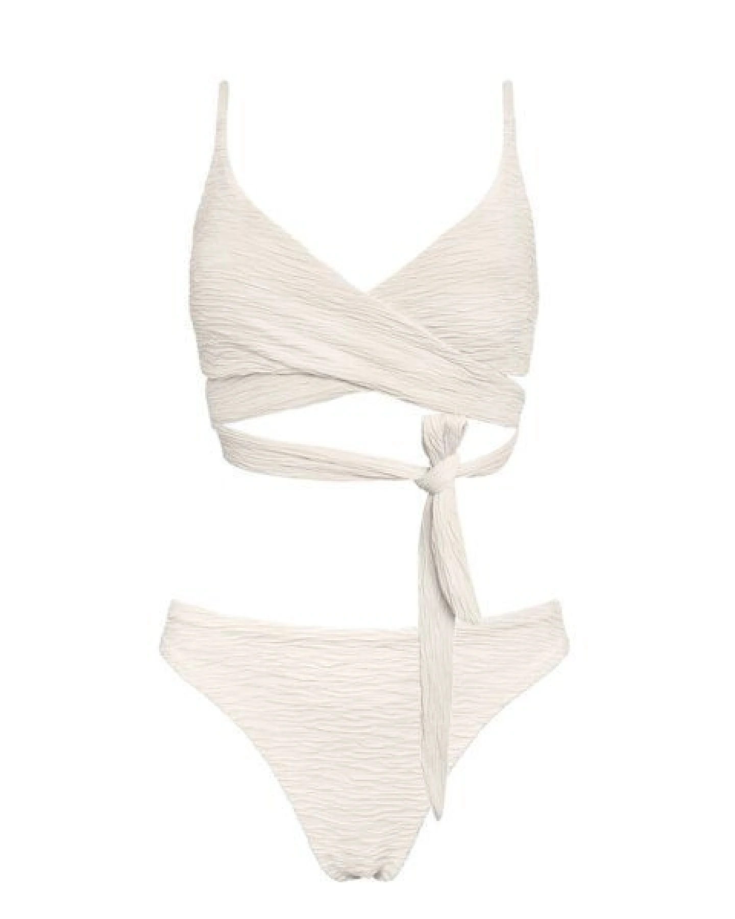 Anekdot Bikini Set Jacquard Lin Top + Skyline Slim Slip – Ansicht 3
