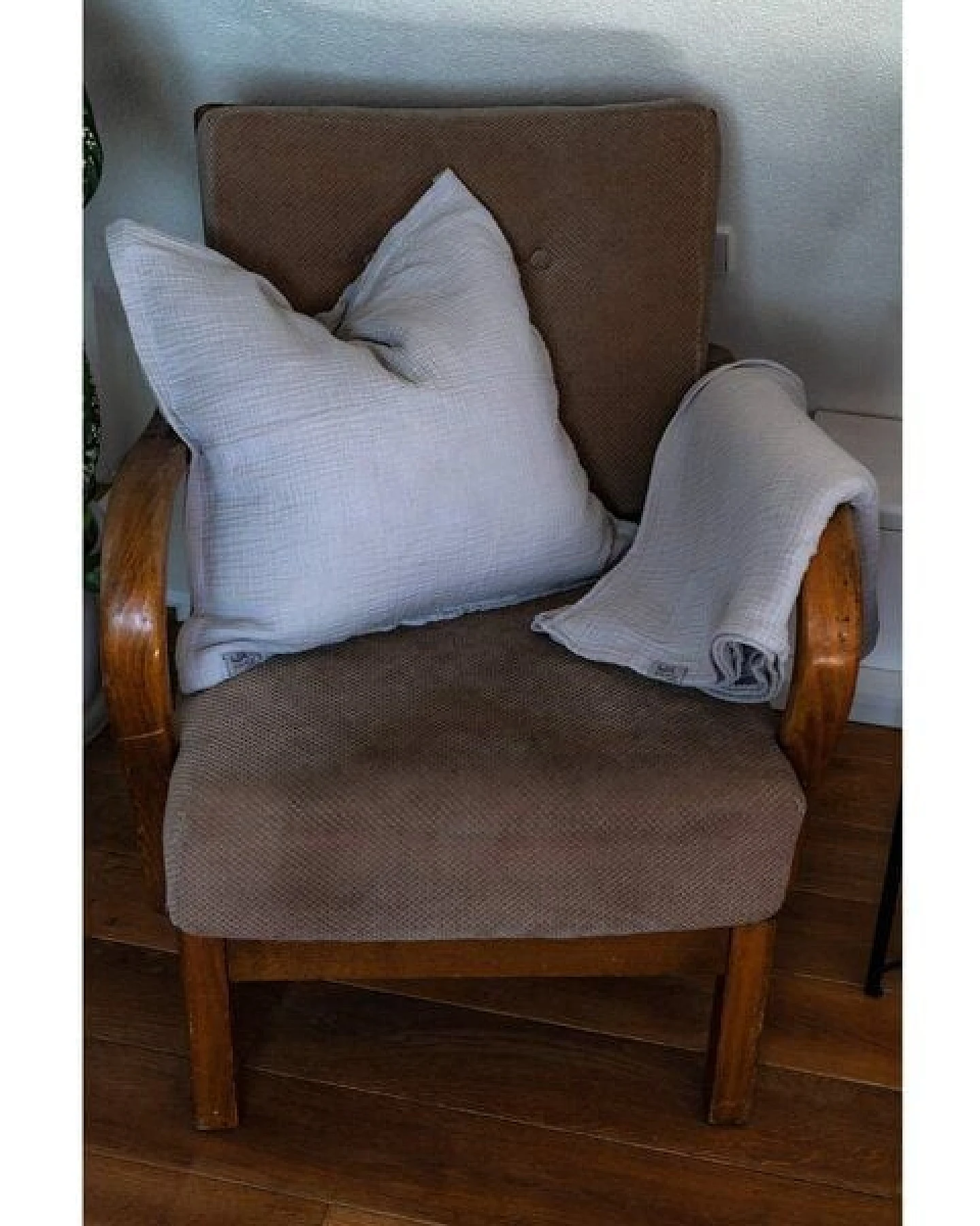 Hutch&Putch Musselin Sofakissenbezug - Kissenbezug - Zierkissen - aus 100% Bio-Baumwolle - Handmade in Germany – Ansicht 4