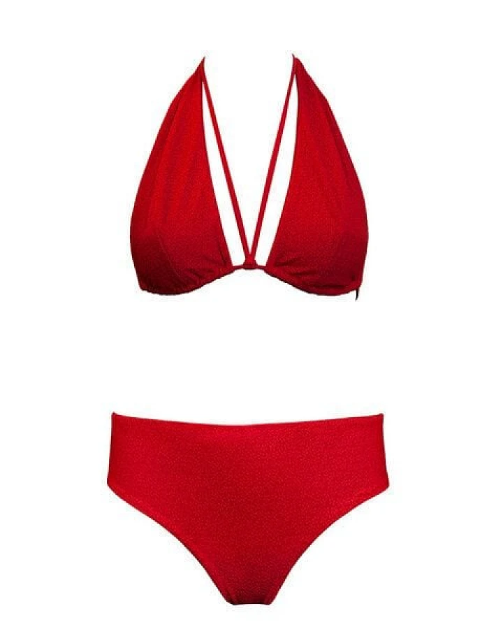 Anekdot Bikini Set Geranium Versatile Top + Core Slip