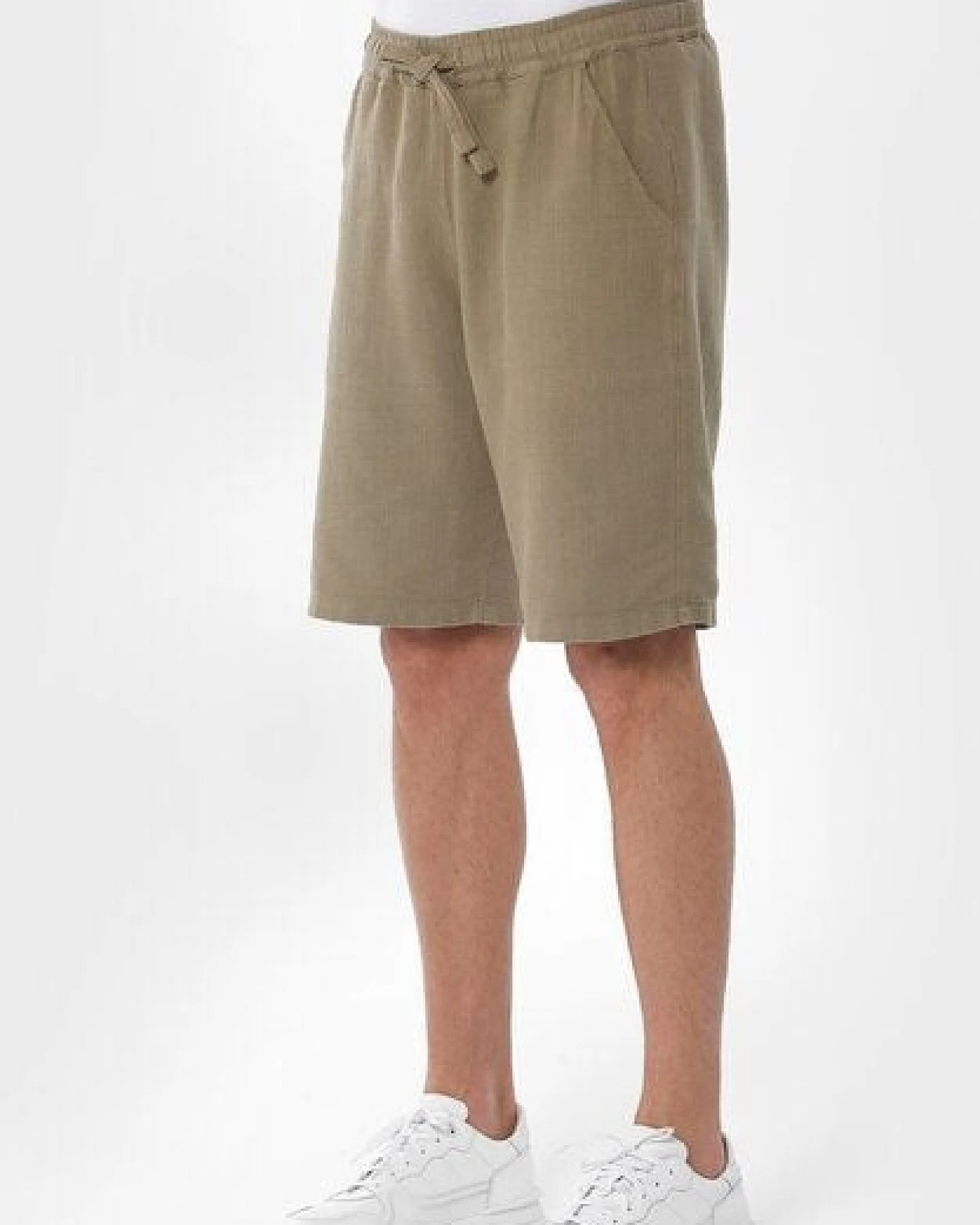 ORGANICATION Shorts aus Bio-Baumwolle und Leinen – Ansicht 3