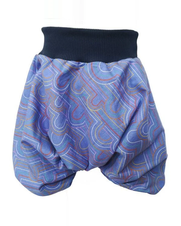 liebewicht kurze Pumphose Sommerhose gemustert aus Biobaumwolle