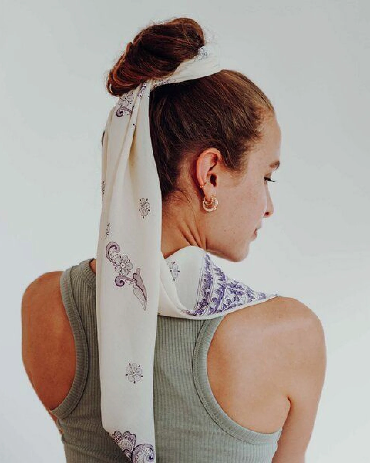 FAIR SQUARED Haarband, aus upgecycelten Saris, jedes ein Unikat – Ansicht 4