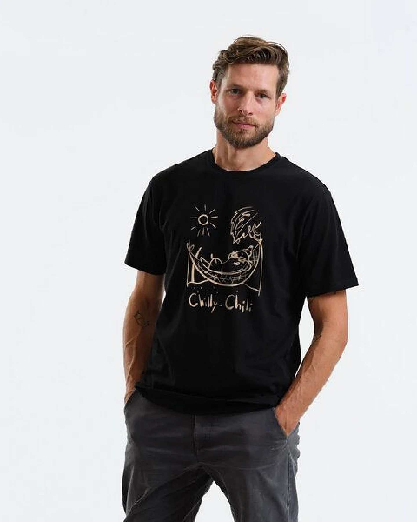 GARY MASH Shirt Chilly in der Hängematte aus Bio-Baumwolle – Ansicht 3