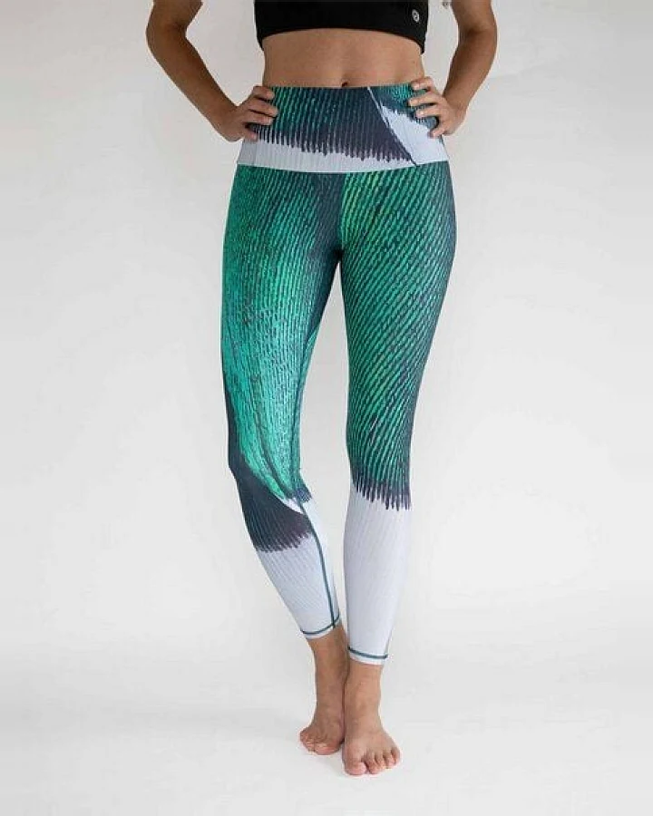 Arctic Flamingo Yoga Hosen Damen HOPE BIRD aus ECONYL® regeneriertem Nylon