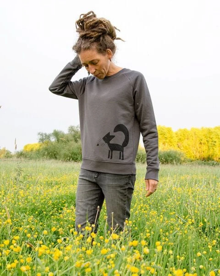 Cmig Franzi Fuchs Pullover für Damen in anthracite