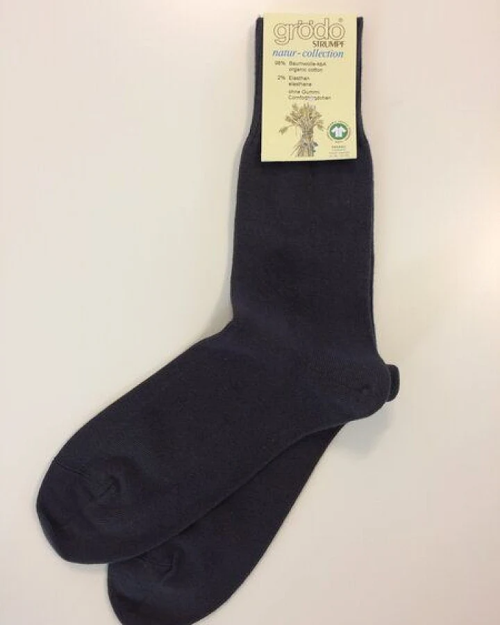 grödo Comfort Socke, Venen Socke, schwarz oder dunkelgrau 52162 unisex