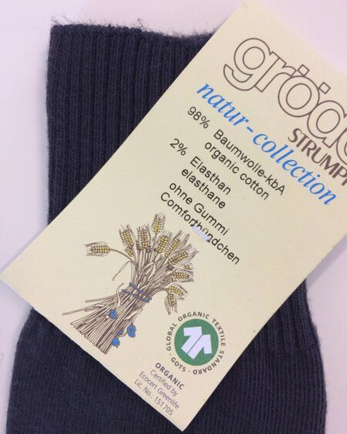 grödo Comfort Socke, Venen Socke, schwarz oder dunkelgrau 52162 unisex – Ansicht 4