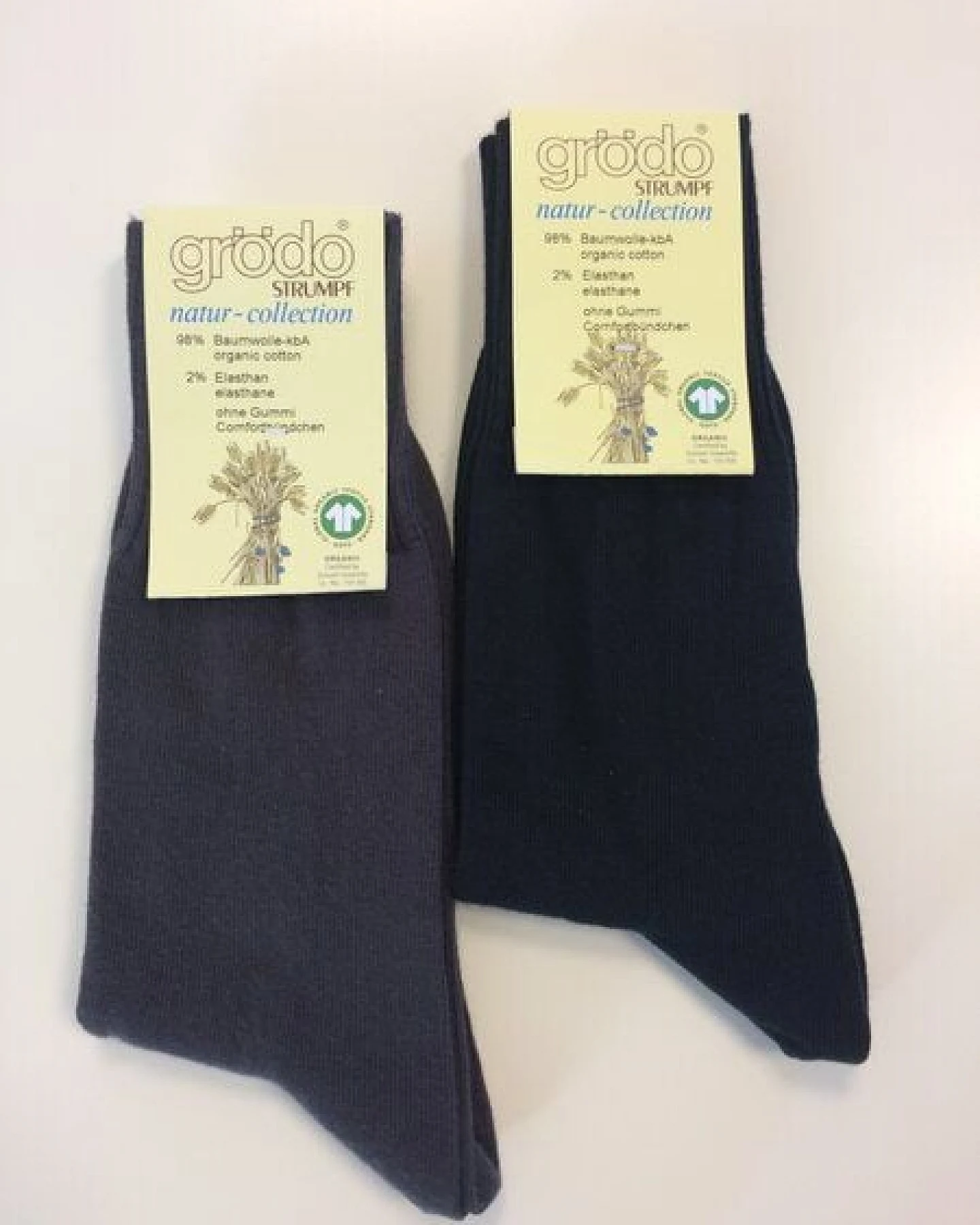 grödo Comfort Socke, Venen Socke, schwarz oder dunkelgrau 52162 unisex – Ansicht 2