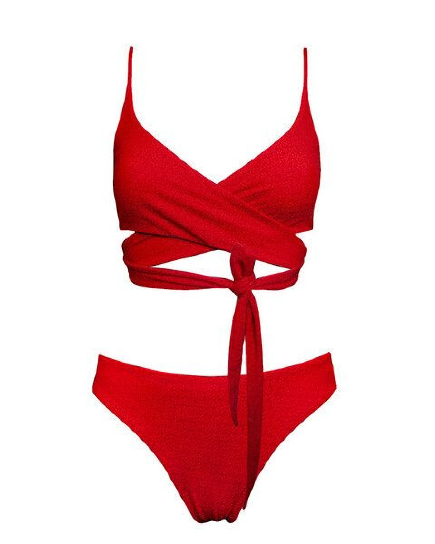 Anekdot Bikini Set Geranium Lin Top + Skyline Slim Slip – Ansicht 2